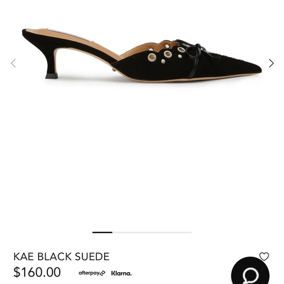 Tony Bianco Shoes - Tony Bianco Kae Black Suede Pointed Mule Heels